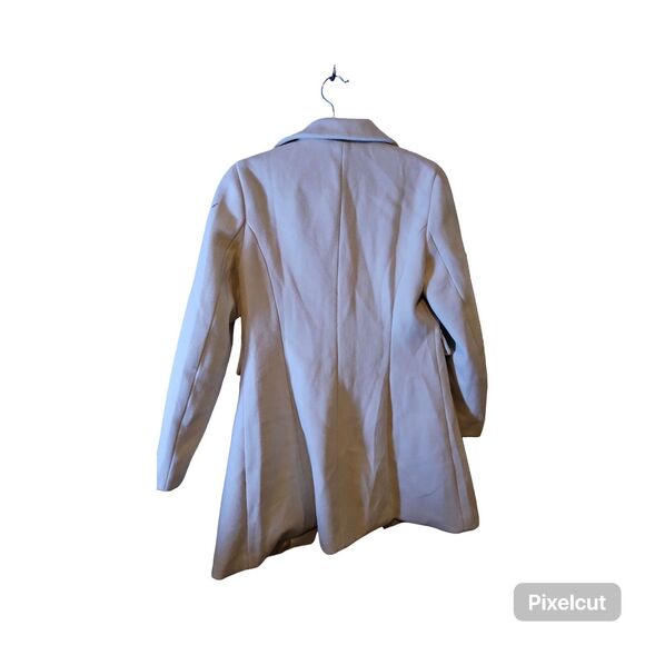 Allegra K Size Small Winter Overcoat with PeterPan Collar, single breasted  coat - Picture 4 of 11